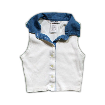 Vintage Jean Collared Cropped Tank | Rebalance Vintage.