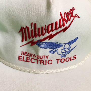 Vintage Milwaukee Heavy Duty Electric Tools Hat | Rebalance Vintage.