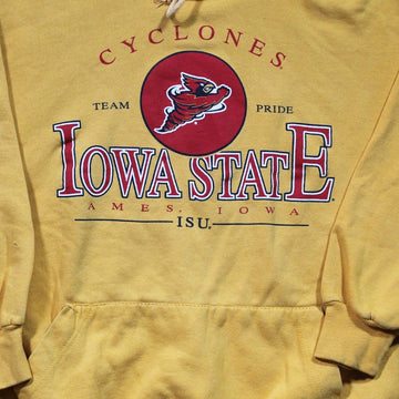 Vintage Yellow Iowa State Cyclones Hoodie | Rebalance Vintage.
