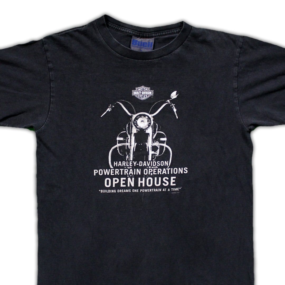 Vintage '02 Harley Davidson 'STAFF' Tee | Rebalance Vintage.