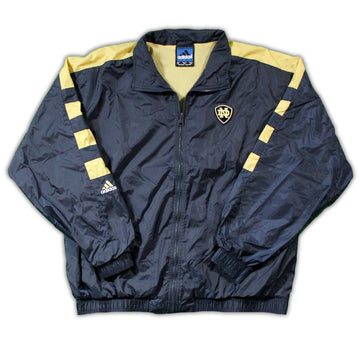 Vintage Notre Dame NCAA x Adidas Windbreaker (XL) | Rebalance Vintage.