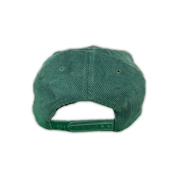 Vintage 90s Green Corduroy Vermont 500 Snapback | Rebalance Vintage.