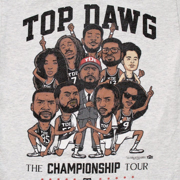 Kendrick Lamar x Top Dawg Championship Tour Tee | Rebalance Vintage.