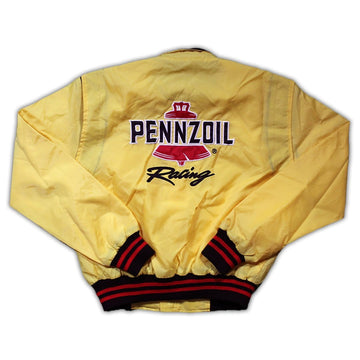 Vintage Yellow Pennzoil Racing Bomber (L) | Rebalance Vintage.