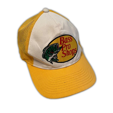 Vintage Yellow Bass Pro Hat | Rebalance Vintage.