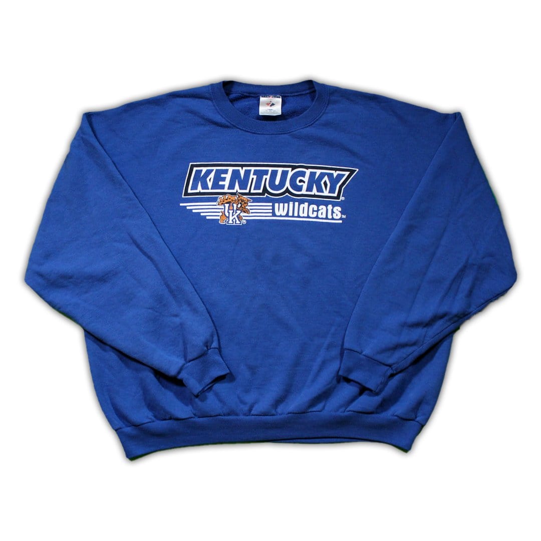 Vintage Blue Kentucky Wildcats Crewneck | Rebalance Vintage.