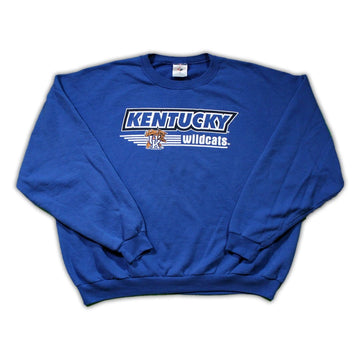 Vintage Blue Kentucky Wildcats Crewneck | Rebalance Vintage.