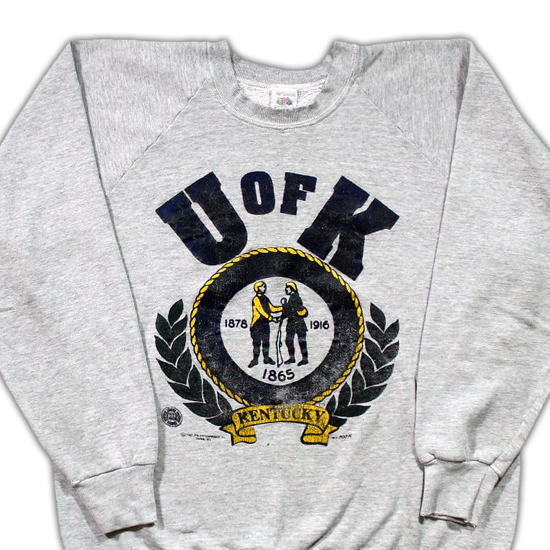 Vintage 1987 UofK Kentucky Crewneck | Rebalance Vintage.