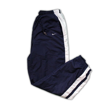 Vintage 00s Blue + White Nike Windbreaker Pant | Rebalance Vintage.