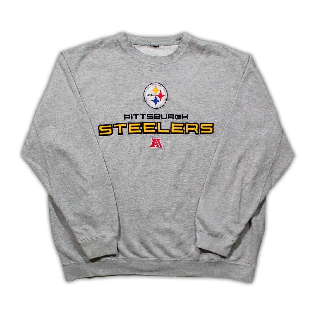 Vintage Pittsburgh Steelers Embroidered Crewneck | Rebalance Vintage.