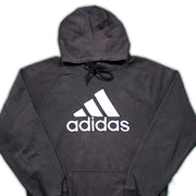 Vintage Black Adidas Logo Hoodie