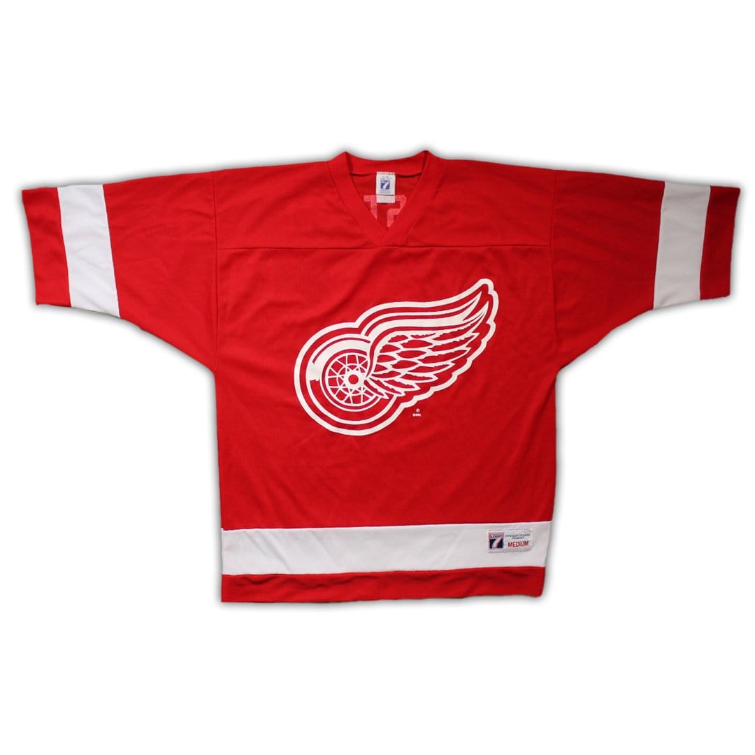 Vintage RARE 90s Detroit Red Wings Lidstrom T Shirt Jersey | Rebalance Vintage.