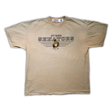 Vintage Beige Ottawa Senator x CCM Tee | Rebalance Vintage.