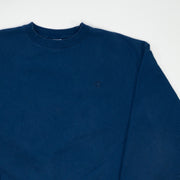 Vintage Blue Champion Logo Crewneck (L/XL)