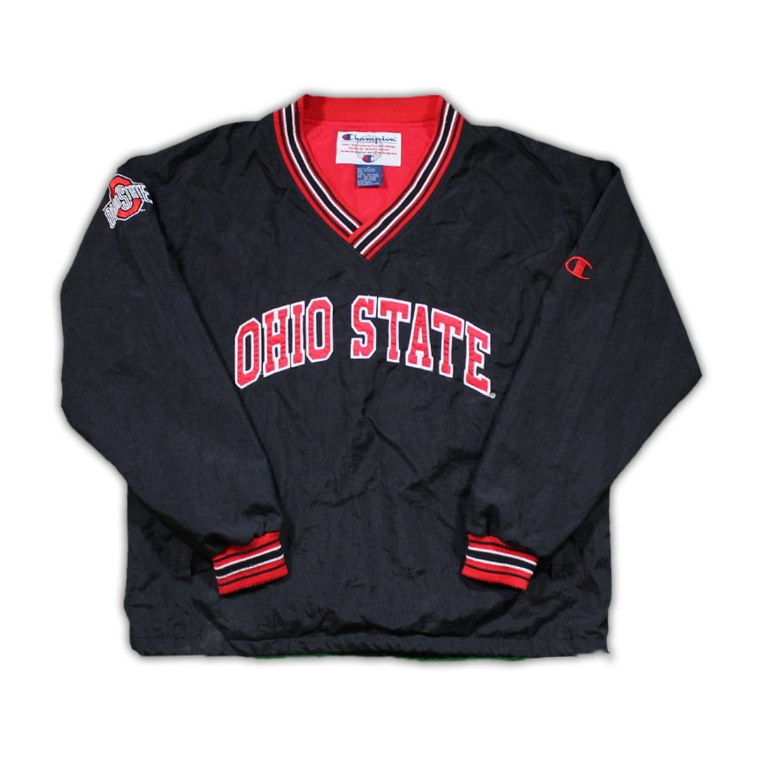 Vintage 90s Ohio State x Champion Pullover Windbreaker | Rebalance Vintage.