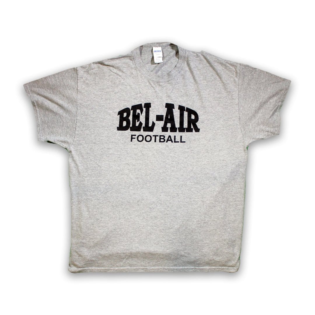 Vintage Grey Bel Air Football Tee (XL) | Rebalance Vintage.