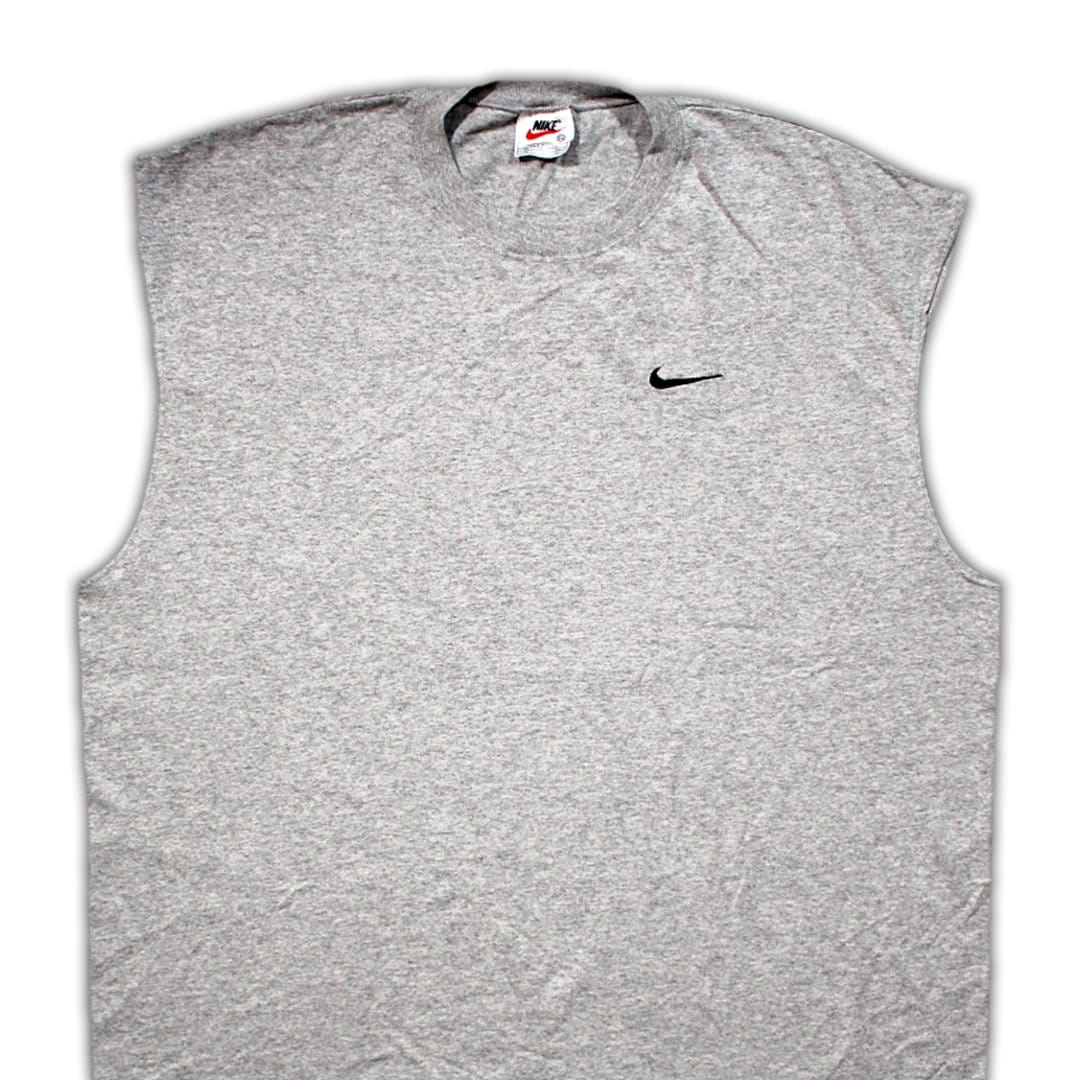 Vintage 90s Grey Nike Essential Tank (XXL) | Rebalance Vintage.