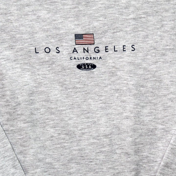 Cozy Grey Los Angeles California Crewneck | Rebalance Vintage.