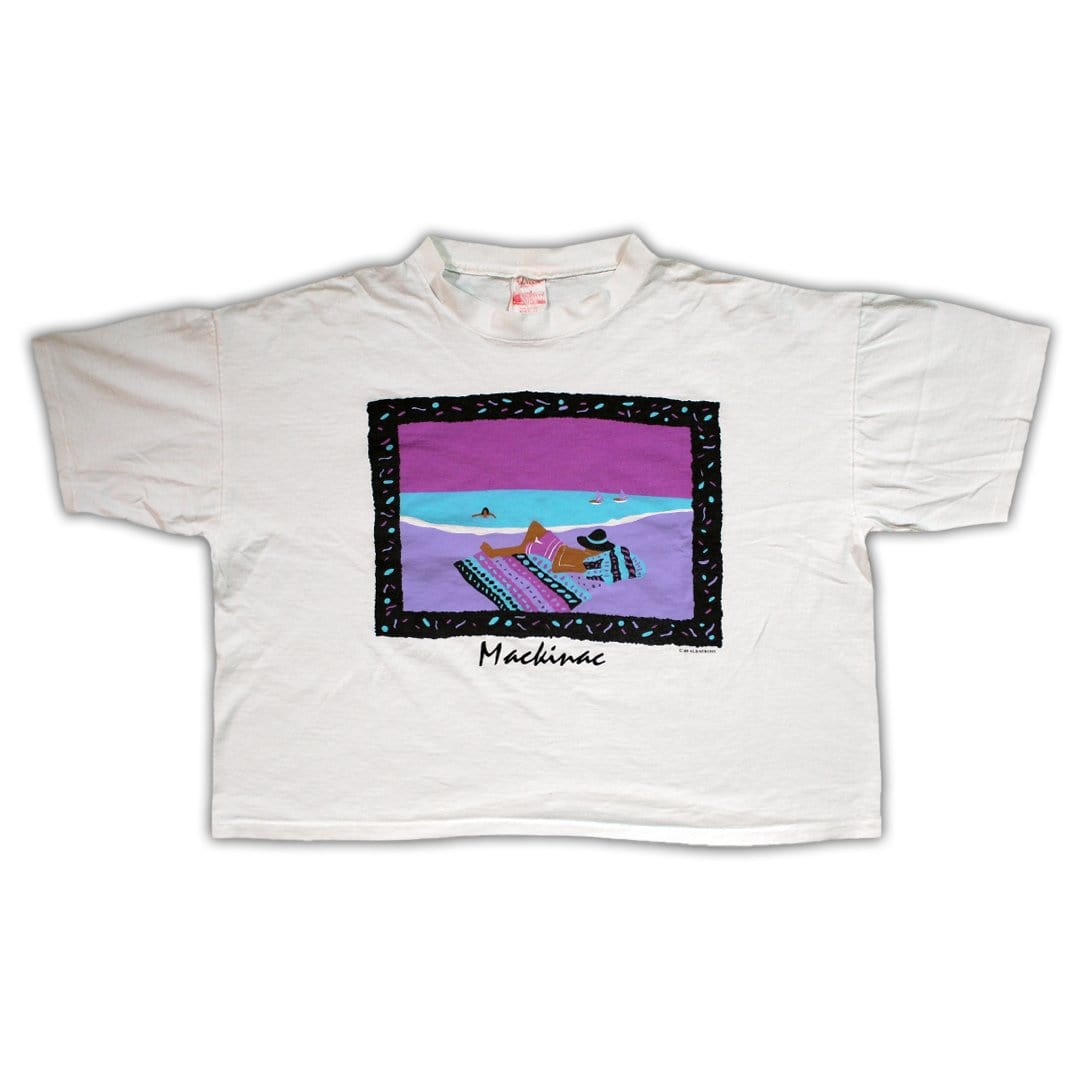 Vintage ’89 Mackinac Beach Portrait Tee | Rebalance Vintage.