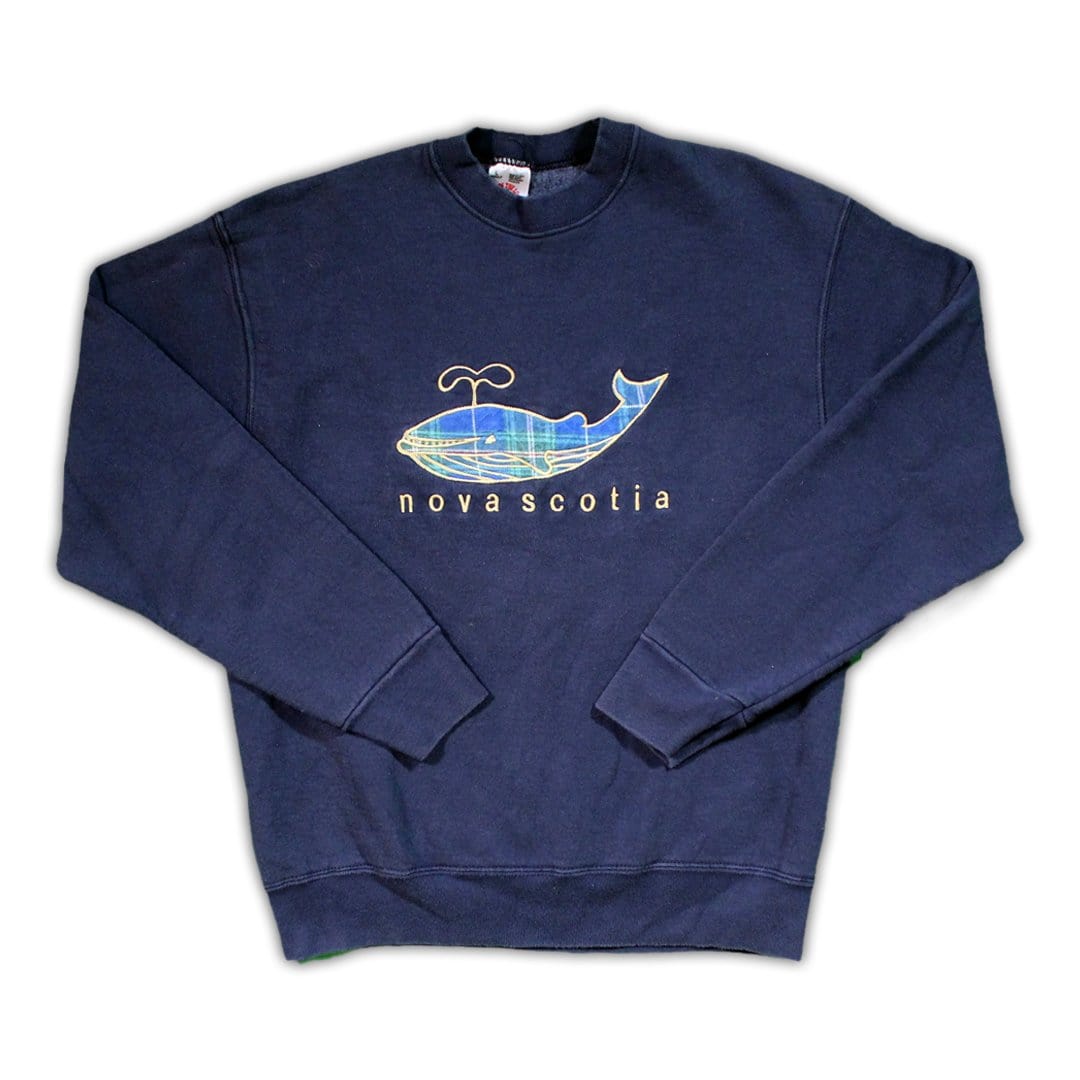 Vintage Nova Scotia Whale Crewneck | Rebalance Vintage.