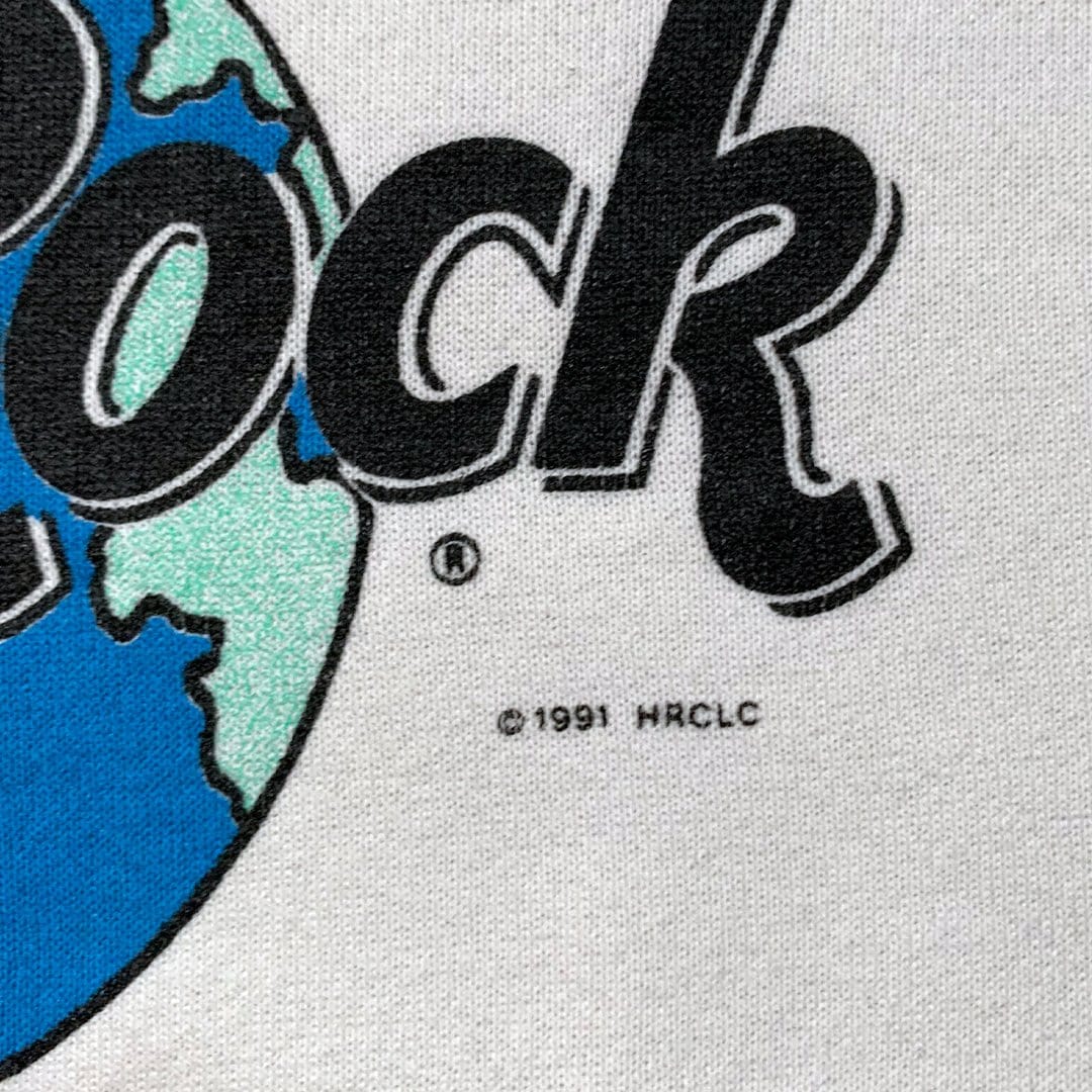 Vintage '91 Hard Rock Cafe Dallas 'Save the Planet' Crewneck | Rebalance Vintage.