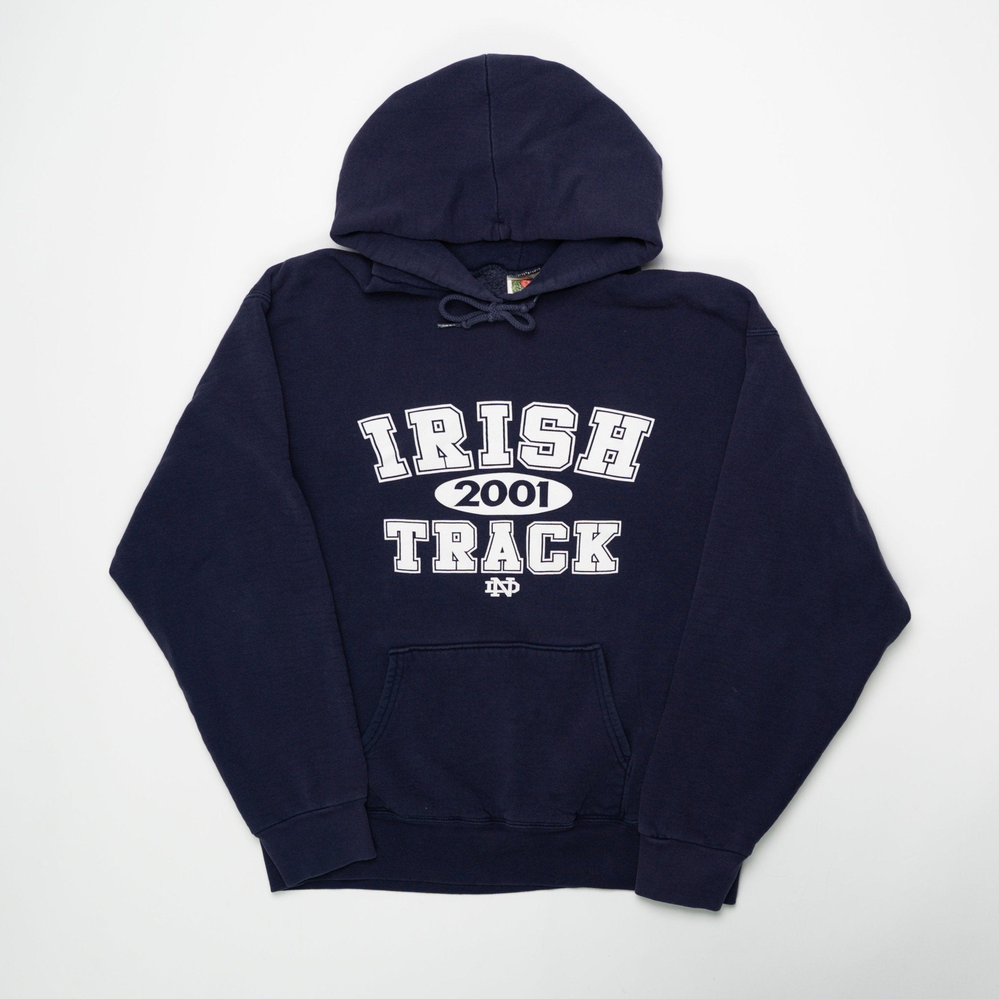 Vintage '01 Irish Notre Dame Track Hoodie (M) | Rebalance Vintage.