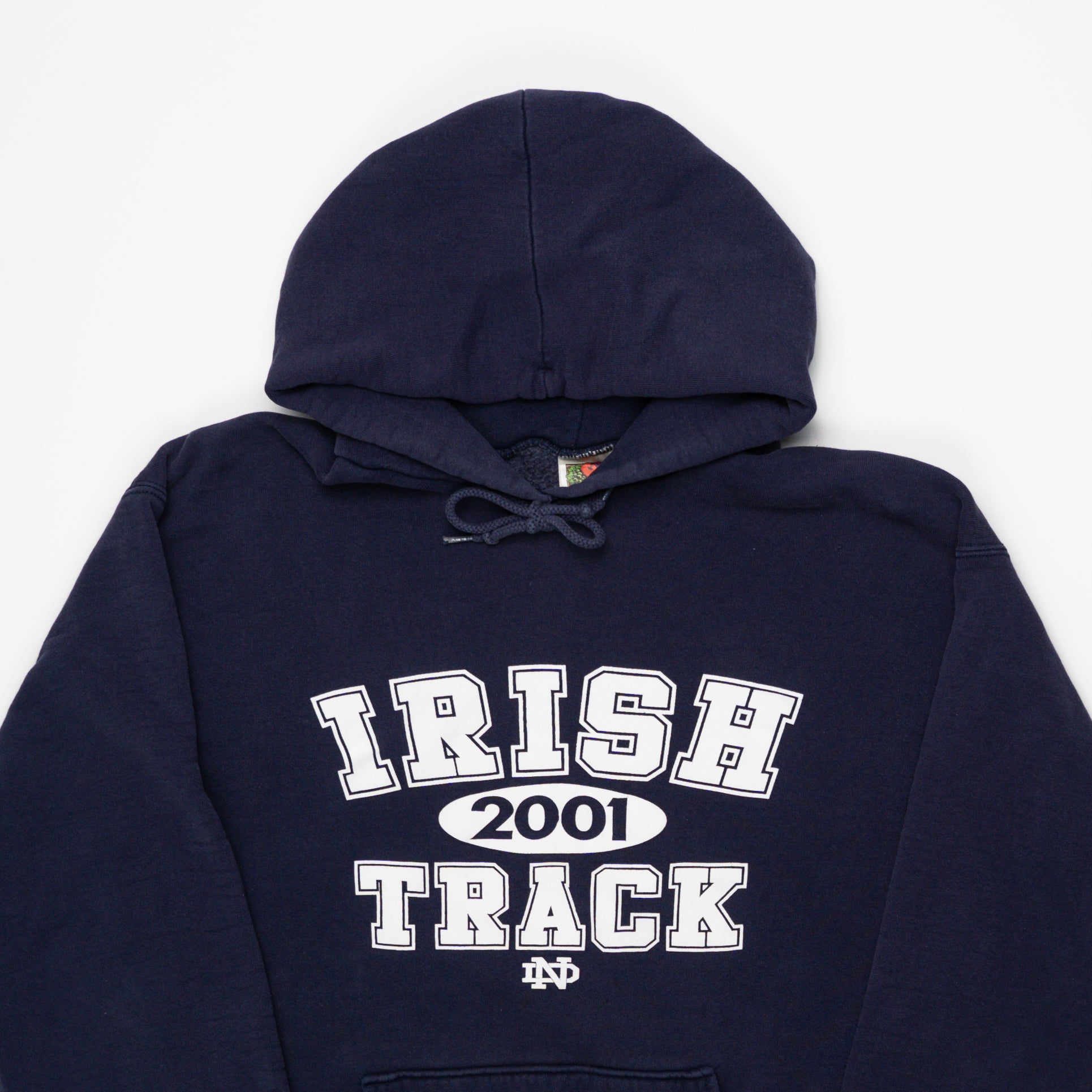 Vintage '01 Irish Notre Dame Track Hoodie (M) | Rebalance Vintage.