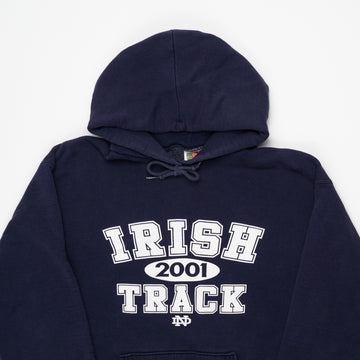 Vintage '01 Irish Notre Dame Track Hoodie (M) | Rebalance Vintage.
