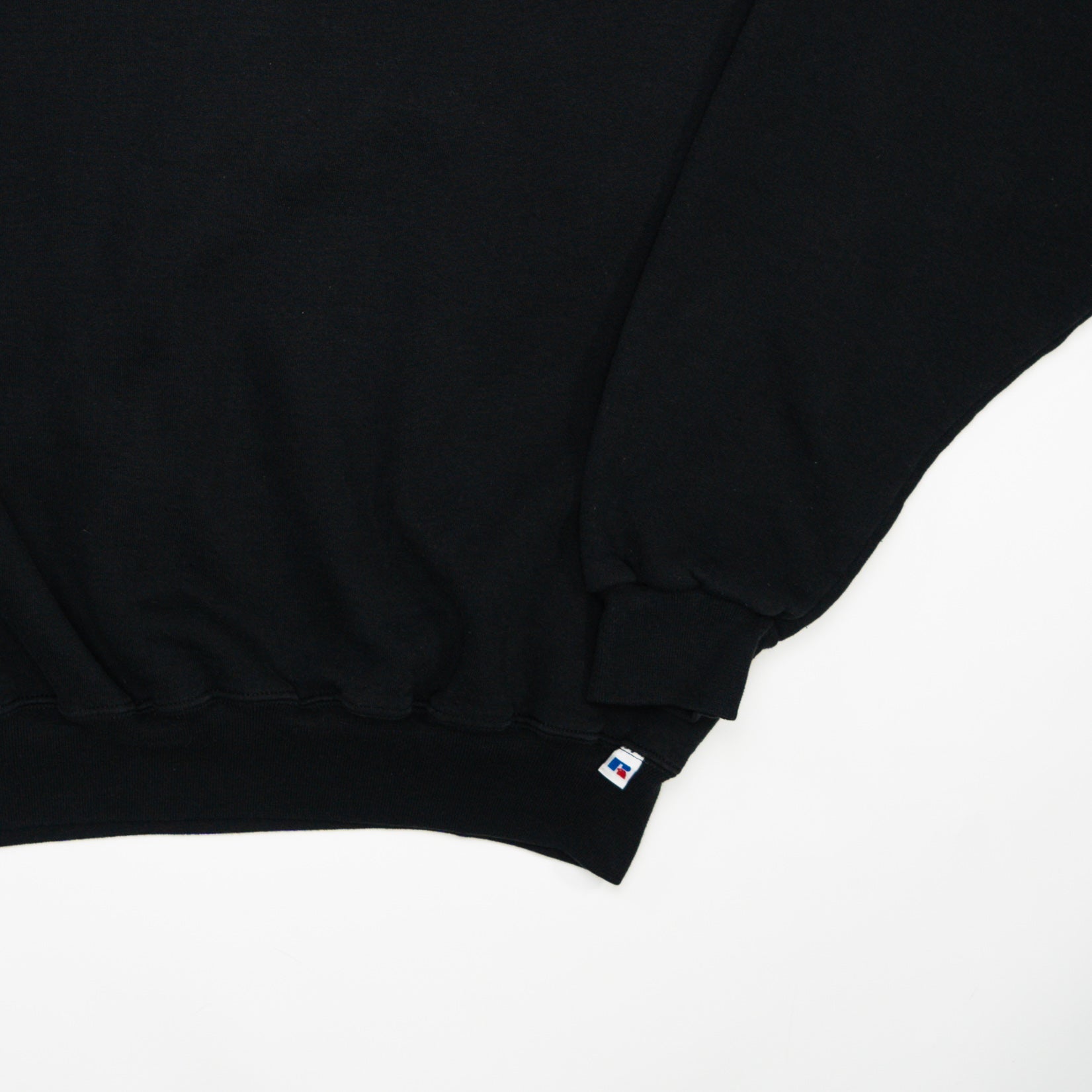 Vintage Black Russell Athletic 1/4 Zip Sweater (XL) | Rebalance Vintage.