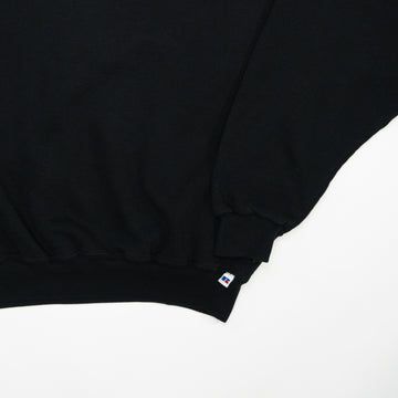 Vintage Black Russell Athletic 1/4 Zip Sweater (XL) | Rebalance Vintage.