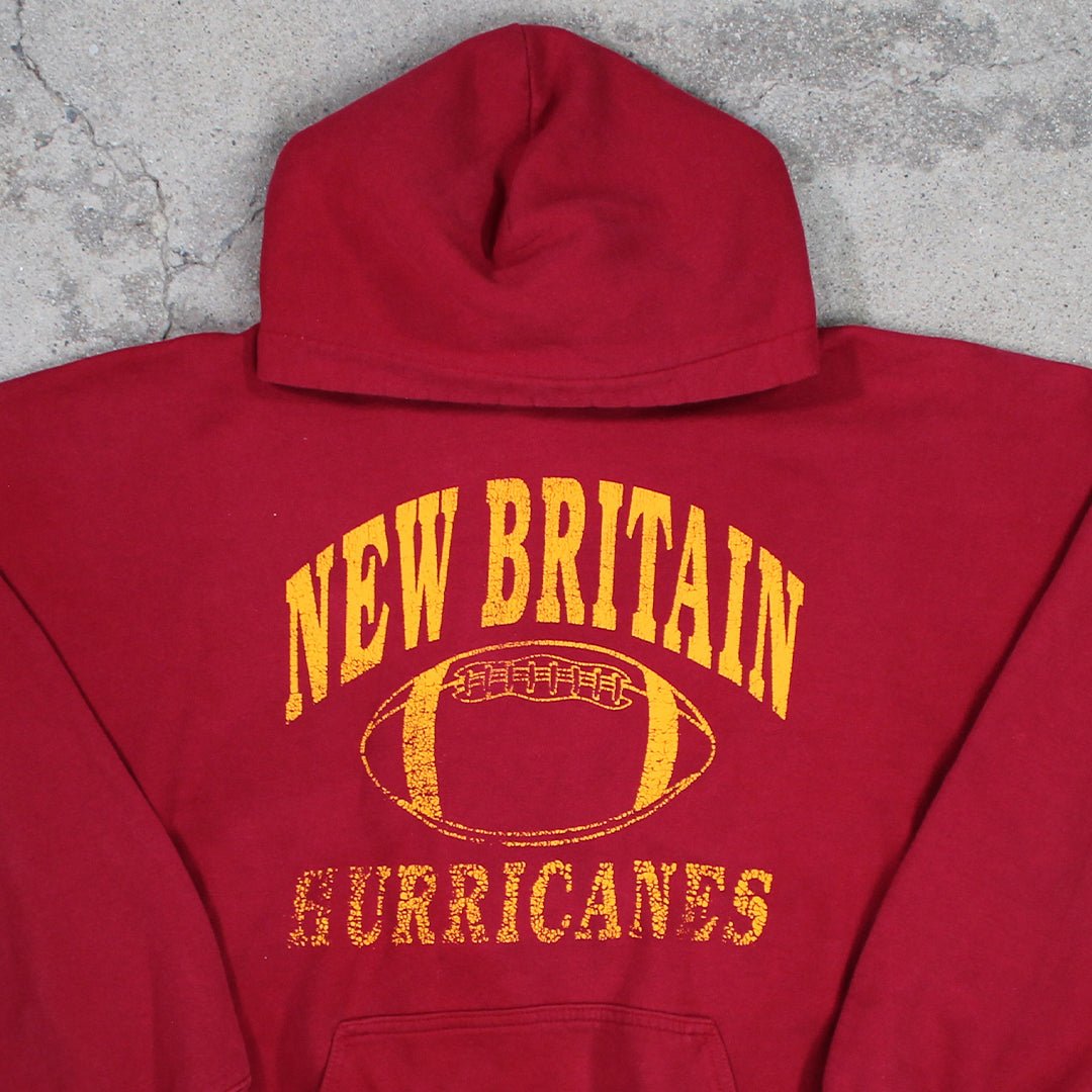 Vintage New Britain Hurricanes Football Hoodie (XL) | Rebalance Vintage.