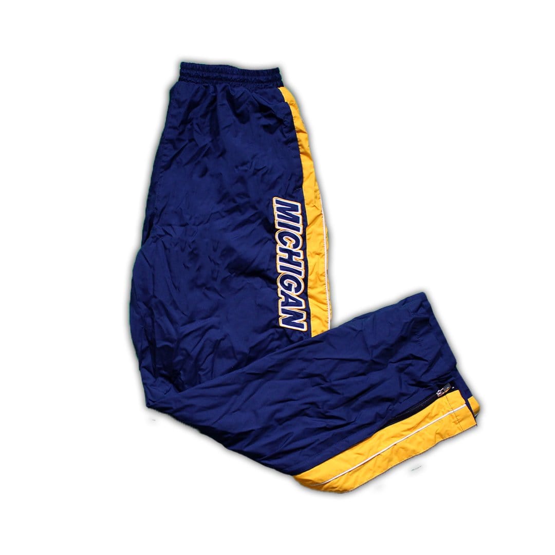 Vintage Michigan University x Russell Athletic Windbreaker Pants | Rebalance Vintage.