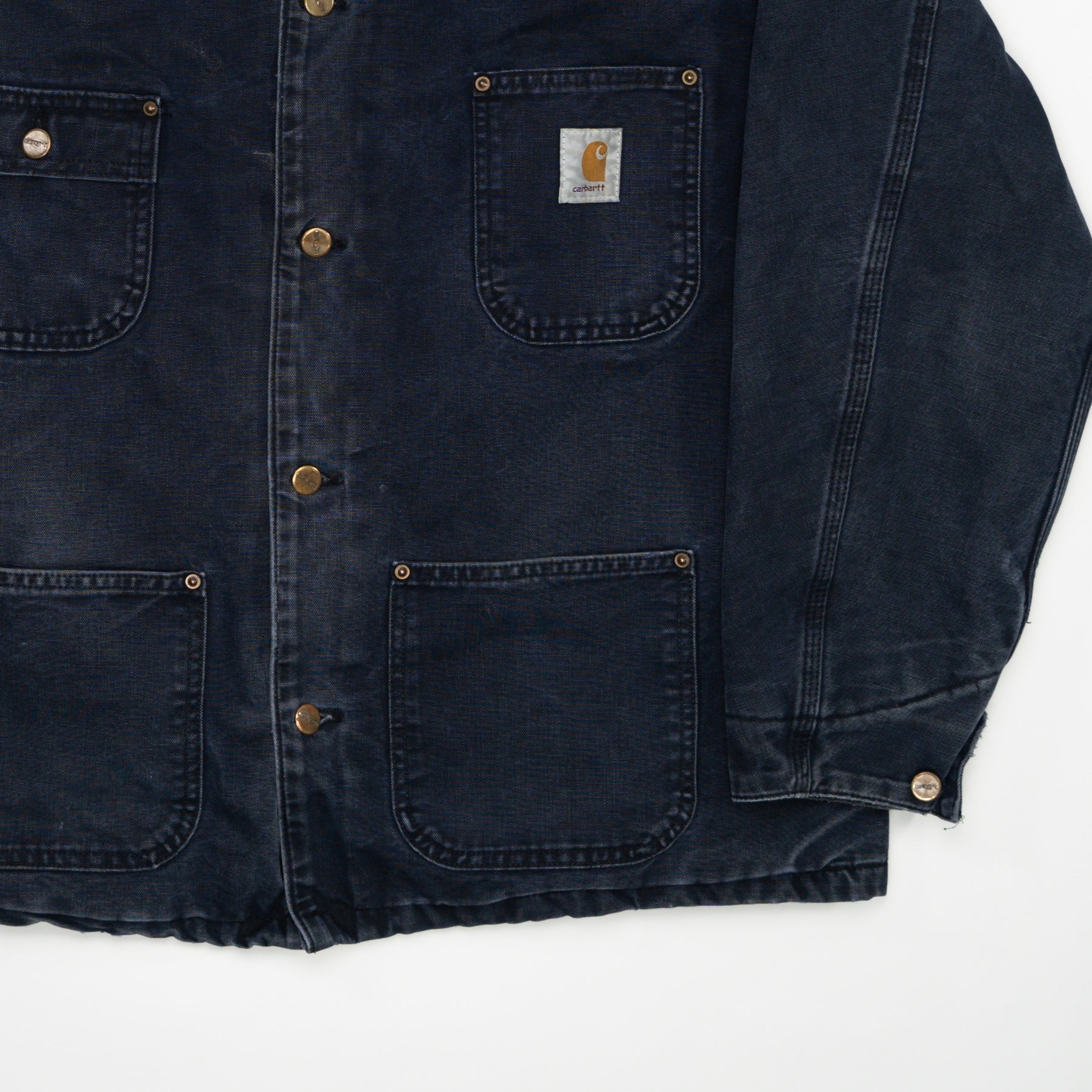 Vintage Navy Cahartt Detroit Jacket (L) | Rebalance Vintage.