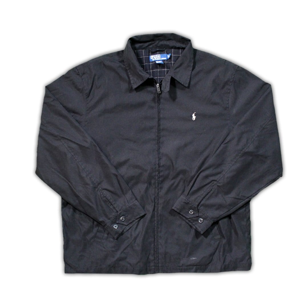 Vintage Black Polo Jacket | Rebalance Vintage.