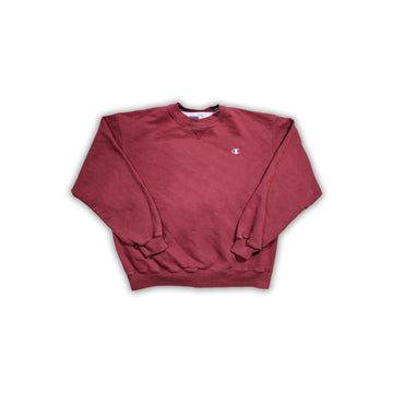 Vintage Maroon Reverse Weave Champion Crewneck | Rebalance Vintage.