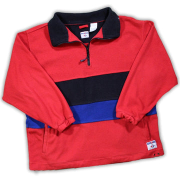 Vintage Tricolor Jerzee’s ¼ Zip Fleece | Rebalance Vintage.
