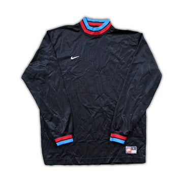 Vintage 1990's Black Nike Goalie Long Sleeve (L) | Rebalance Vintage.