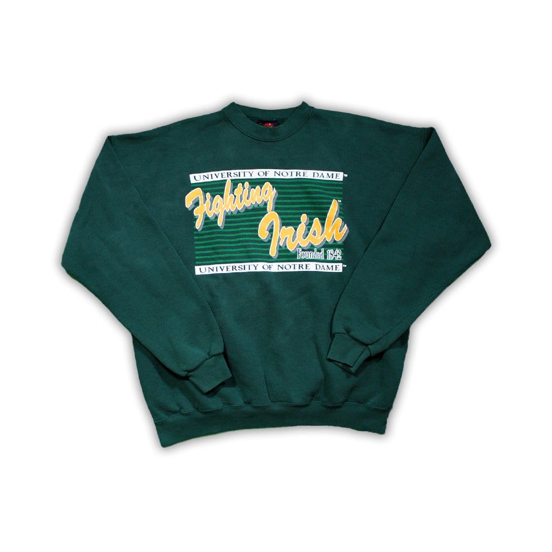 Vintage Fighting Irish Notre Dame Crewneck | Rebalance Vintage.