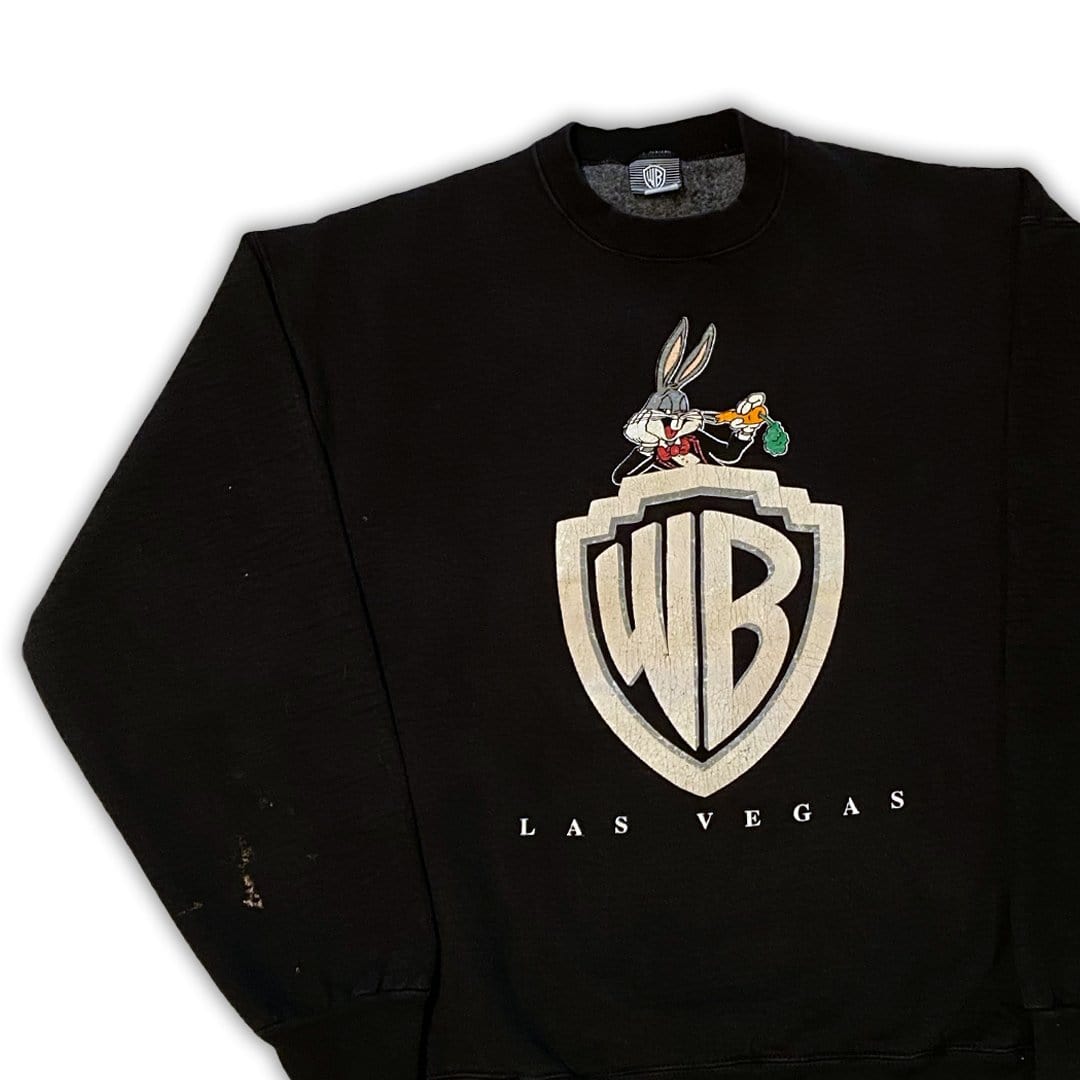 Vintage 90's Warner Bro’s Las Vegas Crewneck | Rebalance Vintage.