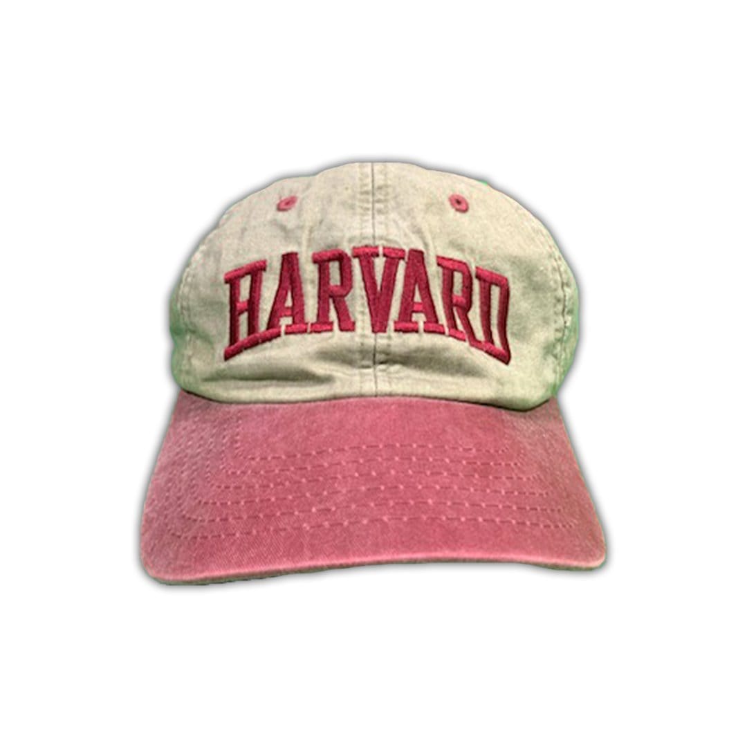 Vintage Beige Harvard Spell Out Hat | Rebalance Vintage.