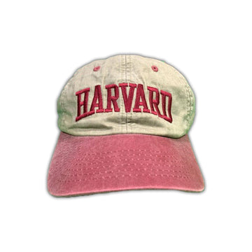 Vintage Beige Harvard Spell Out Hat | Rebalance Vintage.