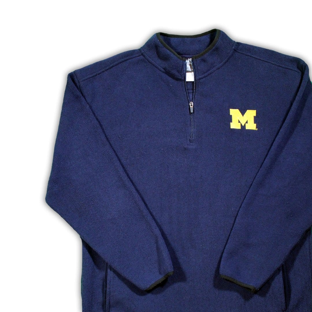 Vintage Michigan Wolverine 1/4 Zip Fleece | Rebalance Vintage.