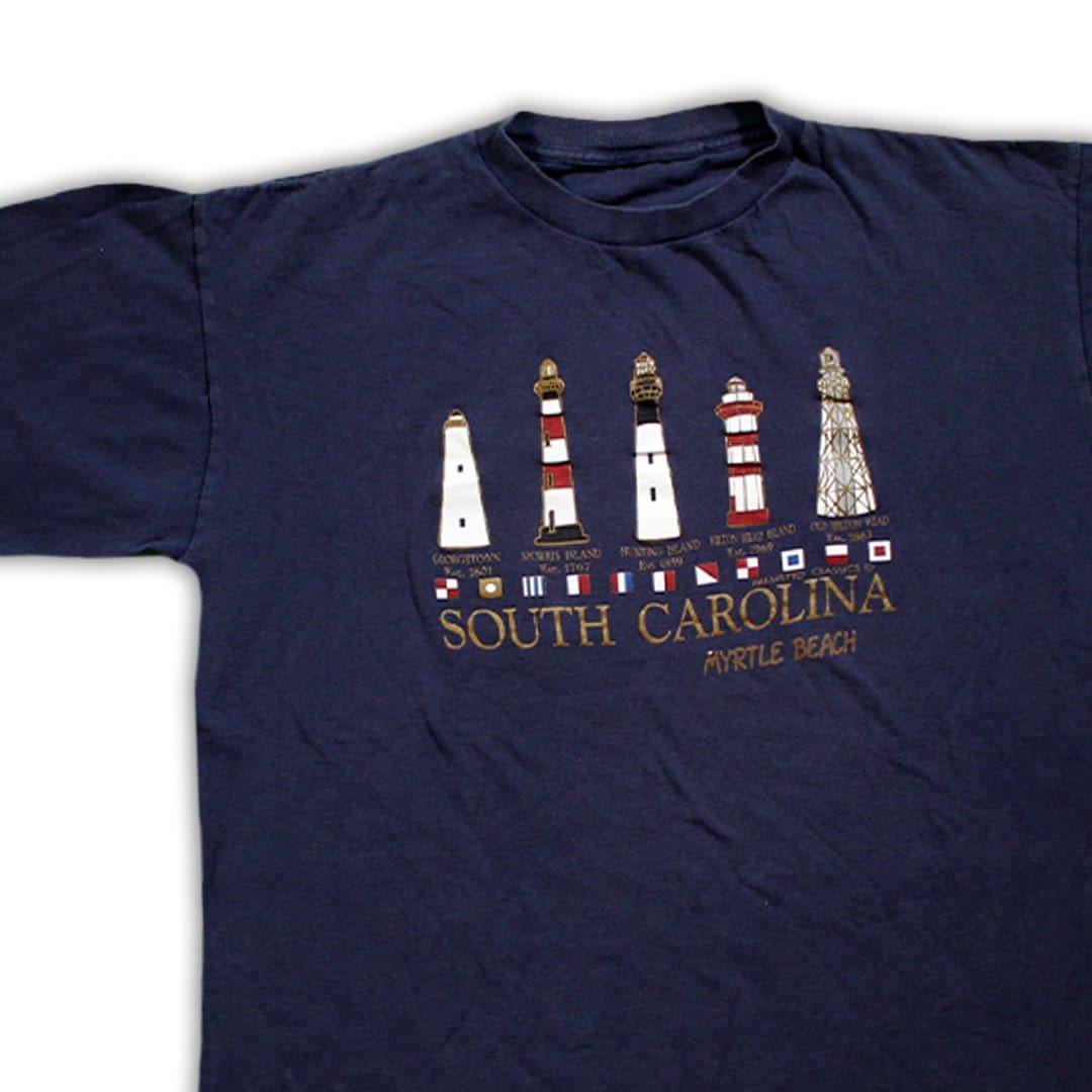 Vintage South Carolina Myrtle Beach Light House Tee | Rebalance Vintage.