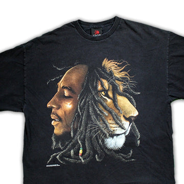 Vintage Bob Marley '04 Lion Tee (XL) | Rebalance Vintage.