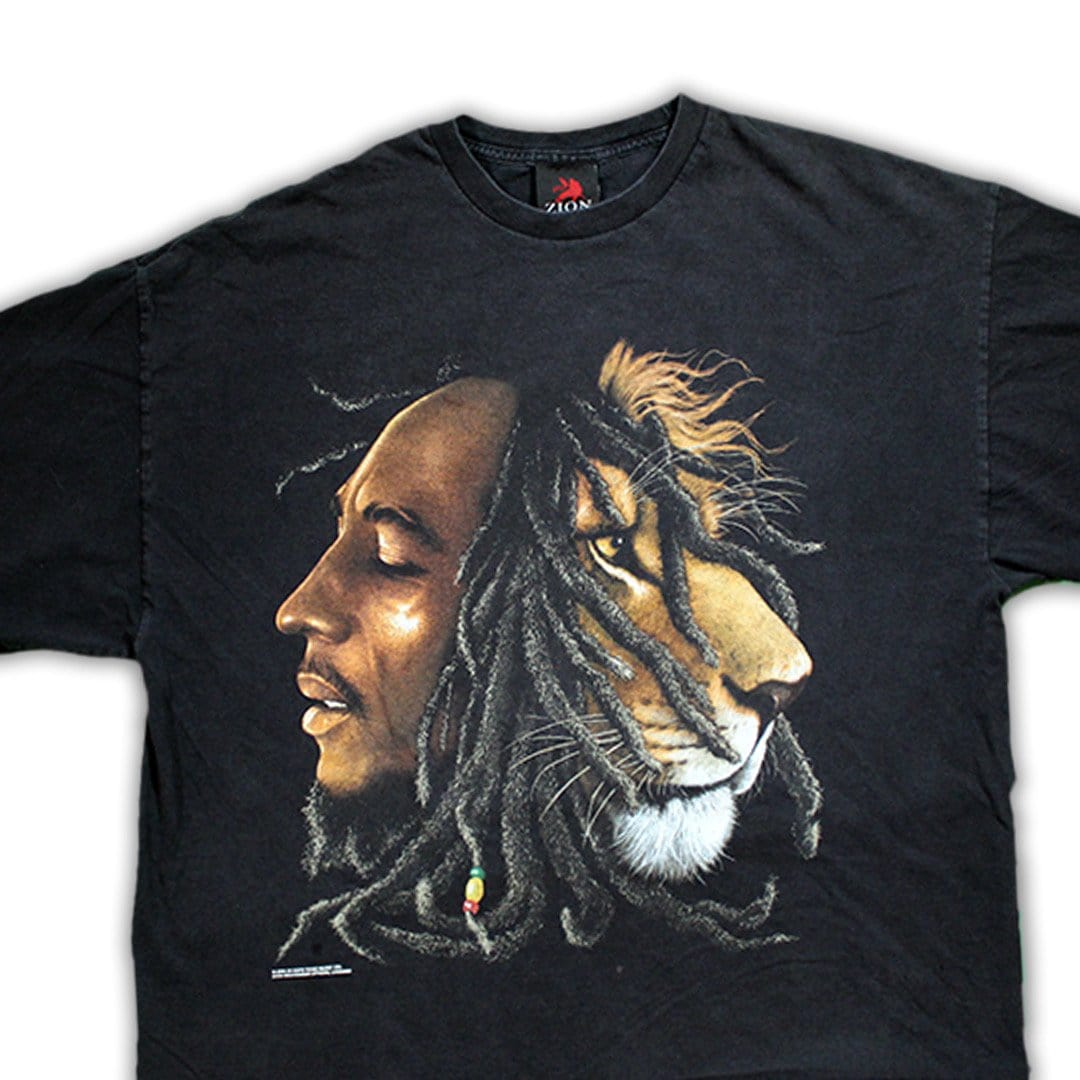 Vintage Bob Marley '04 Lion Tee (XL) | Rebalance Vintage.