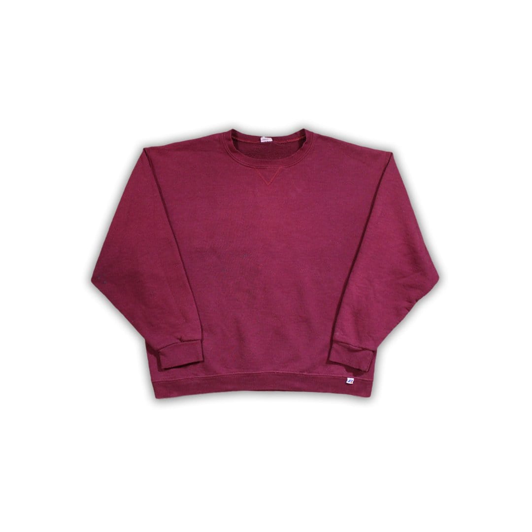 Vintage Maroon Russell Athletic Crewneck | Rebalance Vintage.