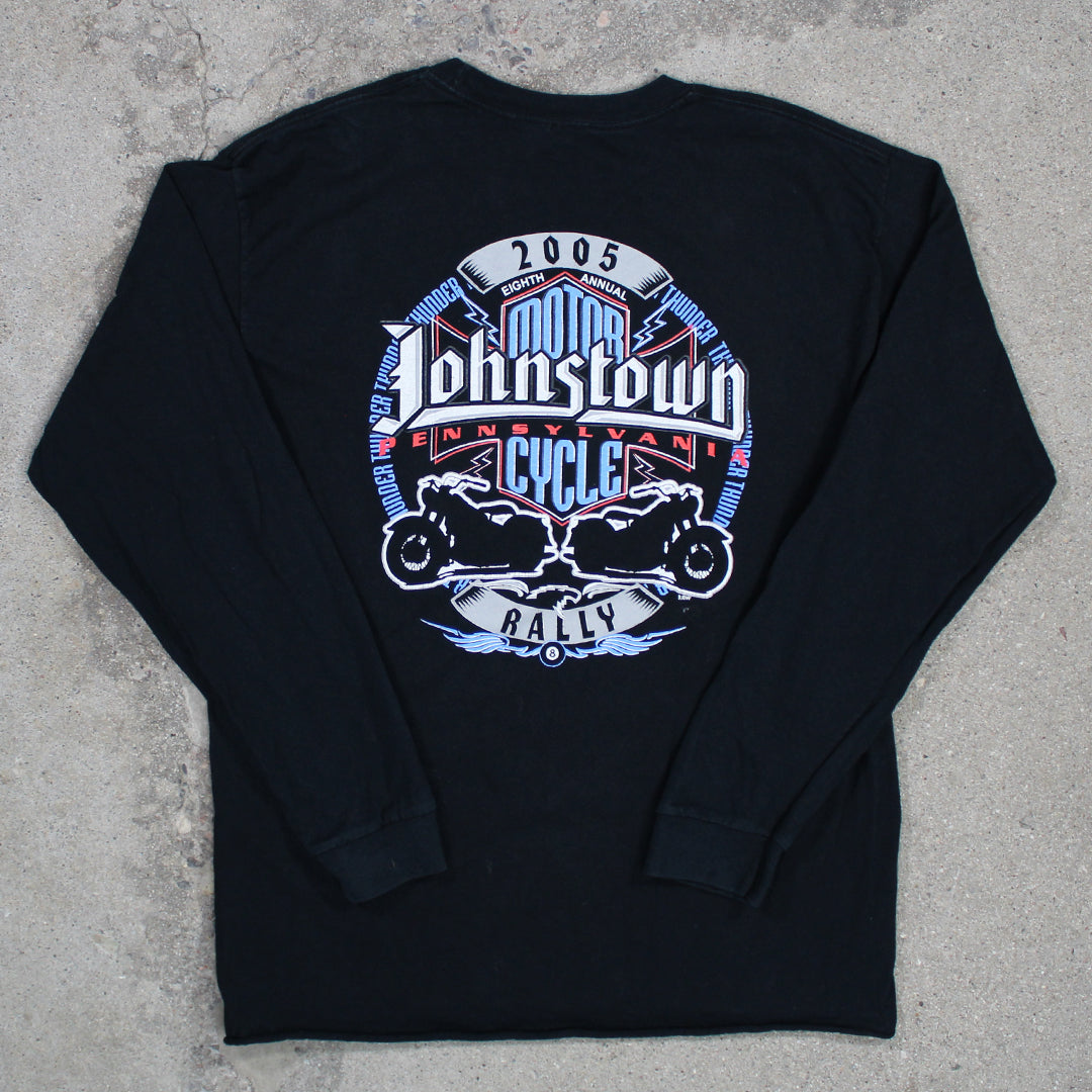 Vintage '05 Motor Johnstown Cycle Rally Long Sleeve (M/L) | Rebalance Vintage.