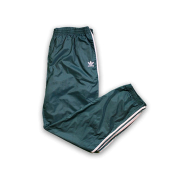 Vintage 00s Green Adidas Windbreaker Pants | Rebalance Vintage.