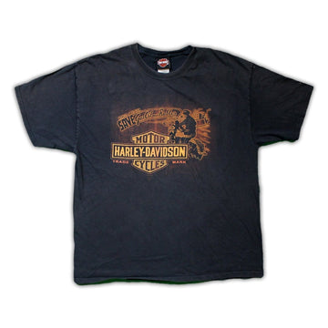 Vintage Harley Davidson 'Save Gas, Rubber & Oil' Tee | Rebalance Vintage.