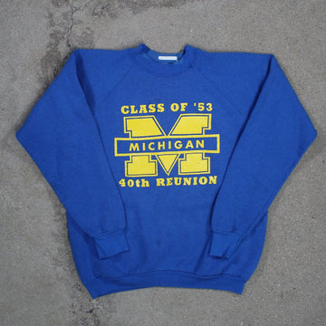 Vintage '93 Michigan Class of '53 Reunion Crewneck (M) | Rebalance Vintage.